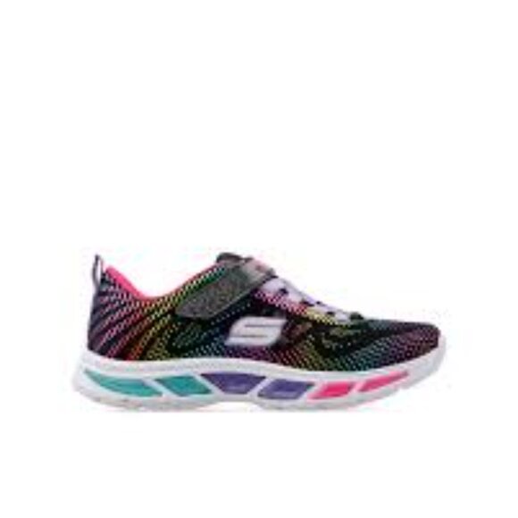 Skechers Size 13 Black and Pink Sneakers with Sporty Mesh Design - Picture 2 of 6